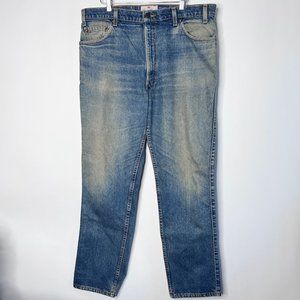 Vintage Levi's Jeans 540 Relaxed Fit Made In USA '93 Distressed Worn Men's 38x32
